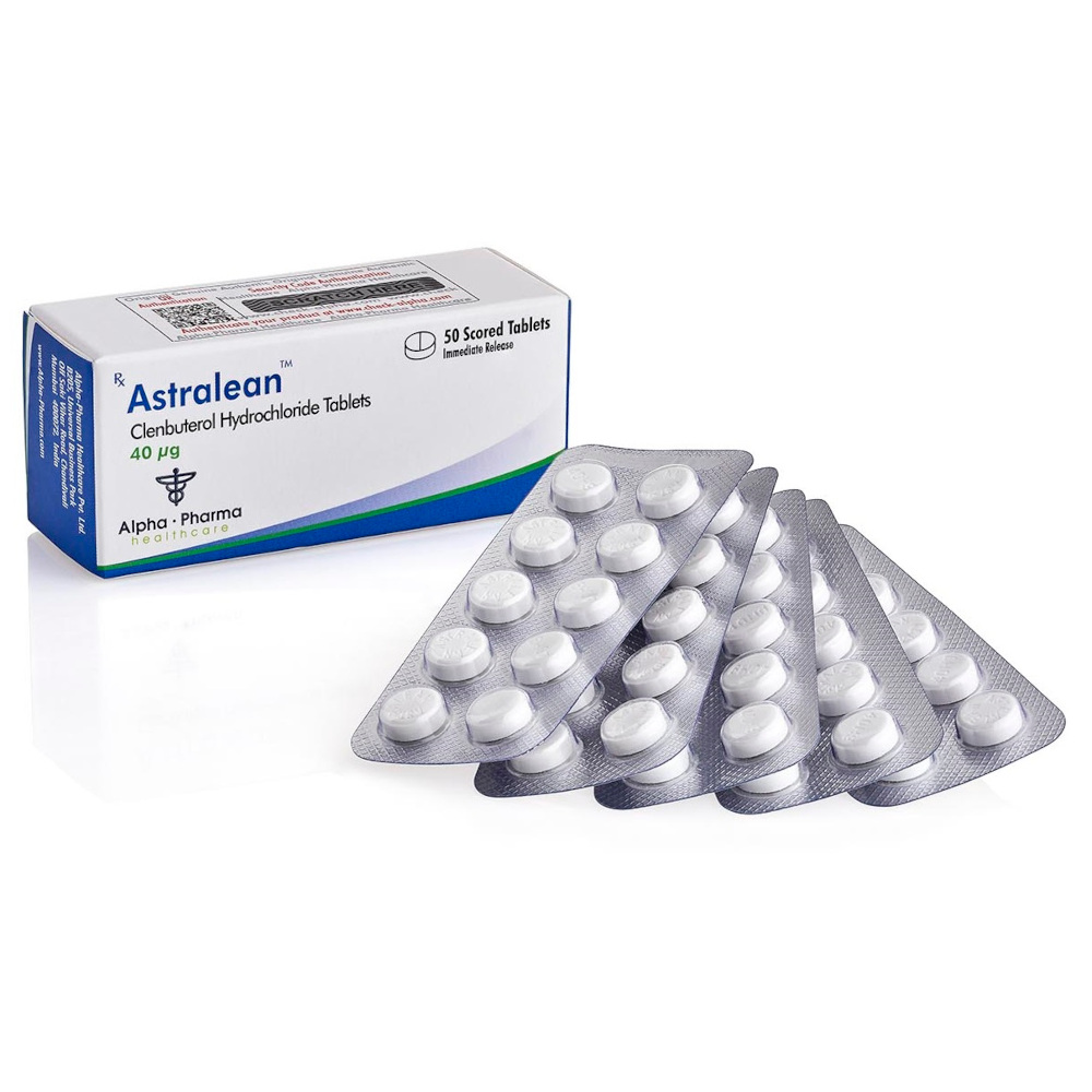 Astralean-40mcg-tablets-alpha-pharma.jpg Clenbuterol HCL - Image 1