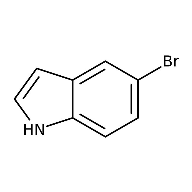 chemical-structure-cas-10075-50-0.jpg-650 5-Bromoindole - Image 1