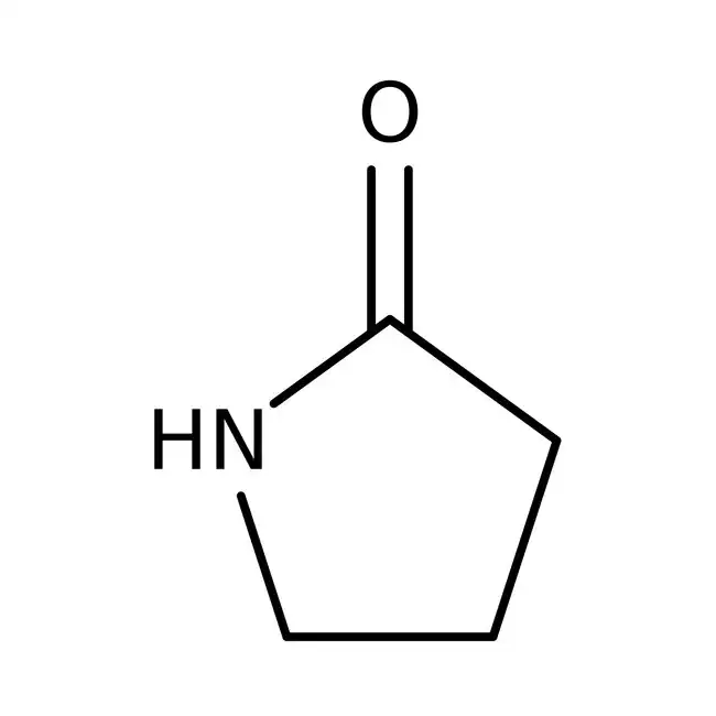chemical-structure-cas-616-45-5.jpg-650 2-Pyrrolidone - Image 1